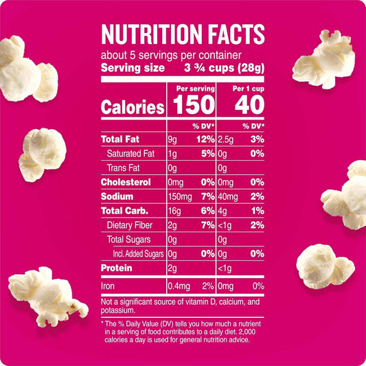 Angie's BOOMCHICKAPOP Sea Salt Popcorn – Healthy Snack Care Package Gift for Friends and Coworkers