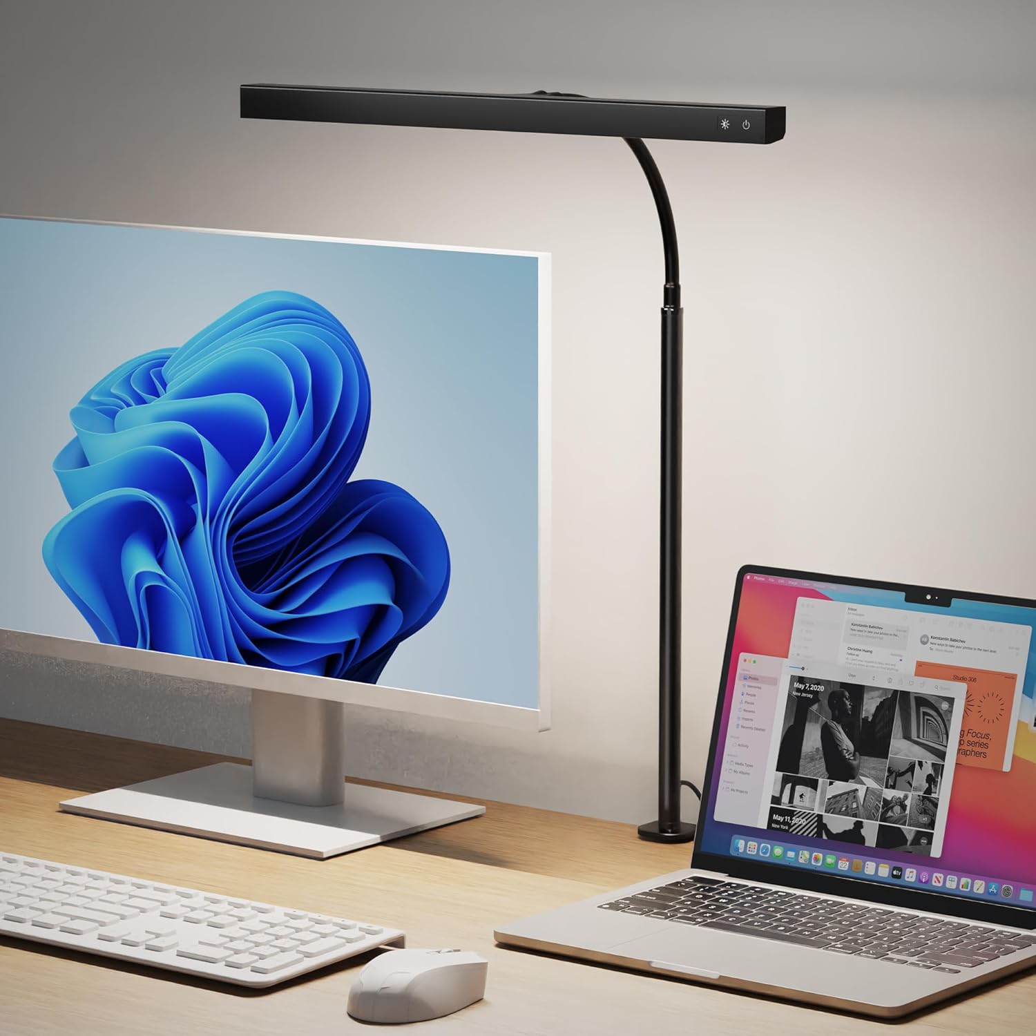 SUPERDANNY LED Desk Lamp – Eye-Caring Reading Light to Reduce Fatigue During Long Study Sessions