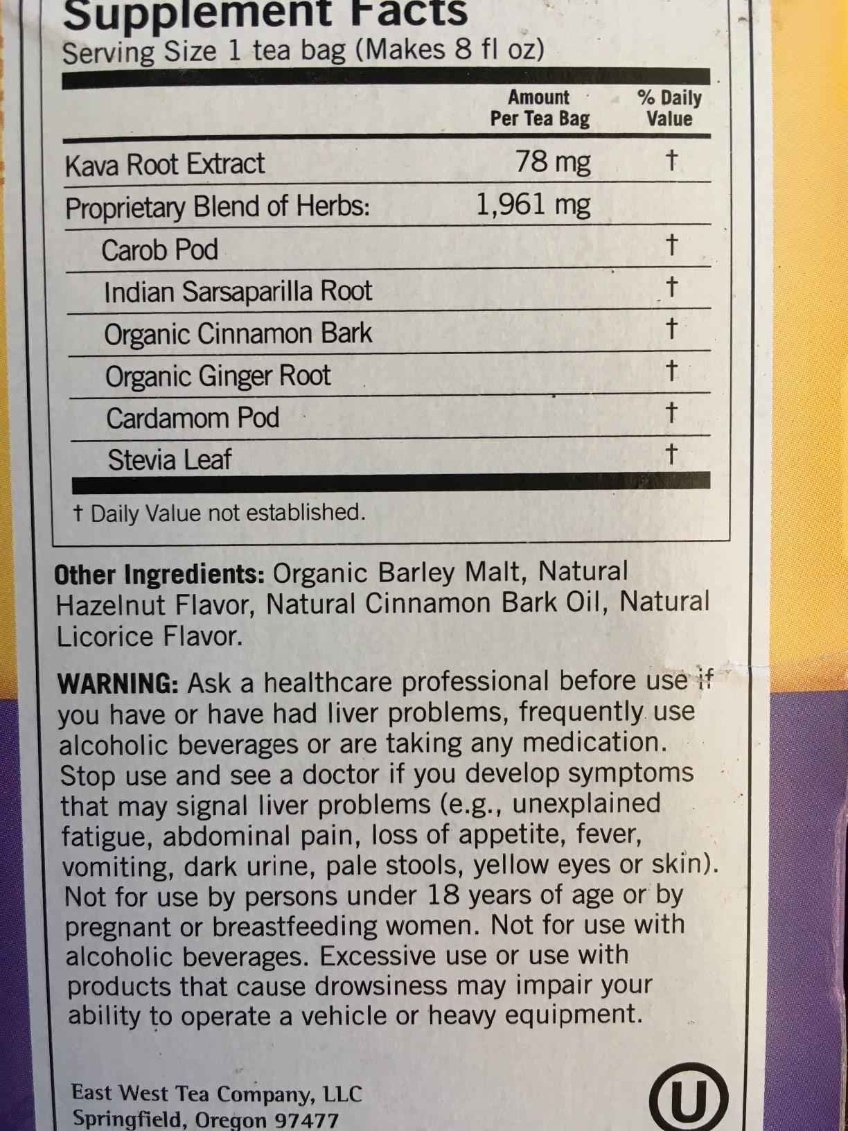Yogi Tea Kava Stress Relief – Housewarming Gift, Caffeine-Free Evening Tea for Cozy New Homes