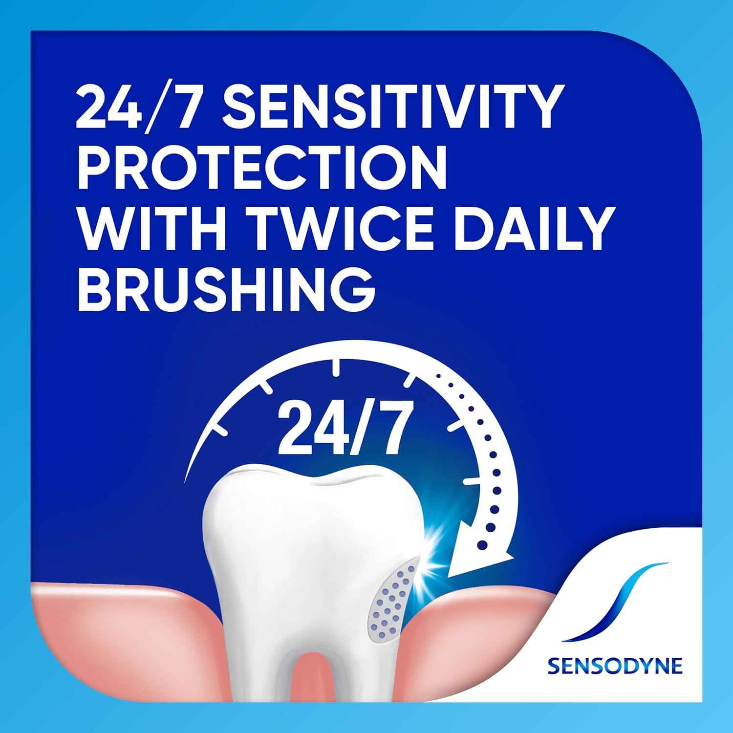 Sensodyne Extra Whitening Toothpaste for Sensitive Teeth – SLS-Free Daily Whitening for Self-Care Routines