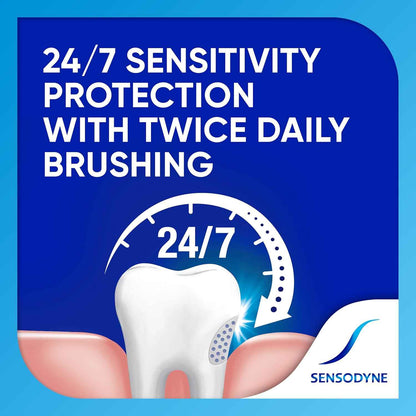 Sensodyne Extra Whitening Toothpaste for Sensitive Teeth – SLS-Free Daily Whitening for Self-Care Routines
