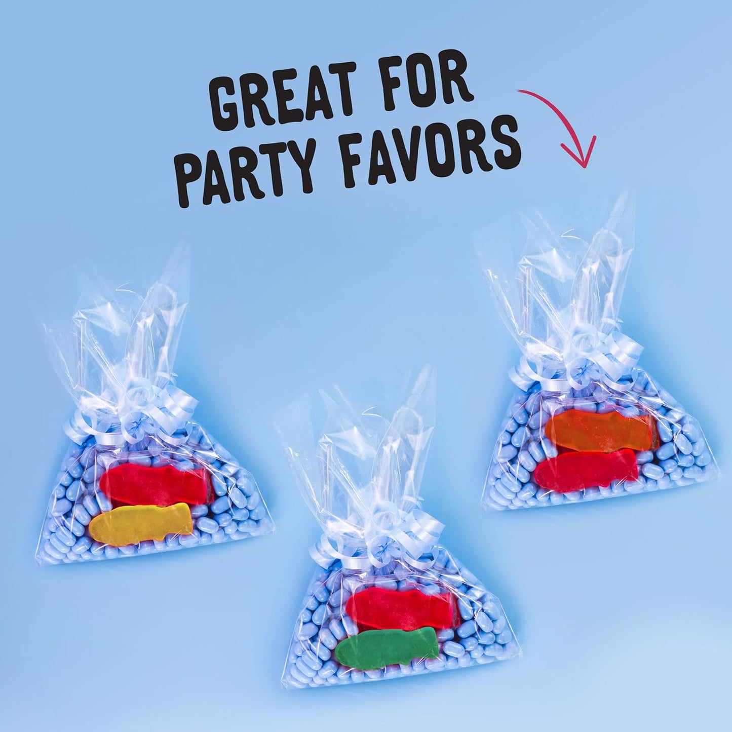 Swedish Fish Mini Soft Candy – Sweet Surprise Gift for Mom, Coworker, or Neighbor, Bulk 2 oz Snack Bags, 24 Count