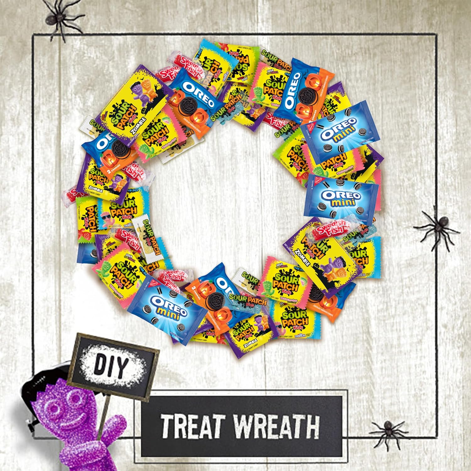 SWEDISH FISH Mini Soft Chewy Candy, 22 Halloween Treat Bags for Party Favor Gifting