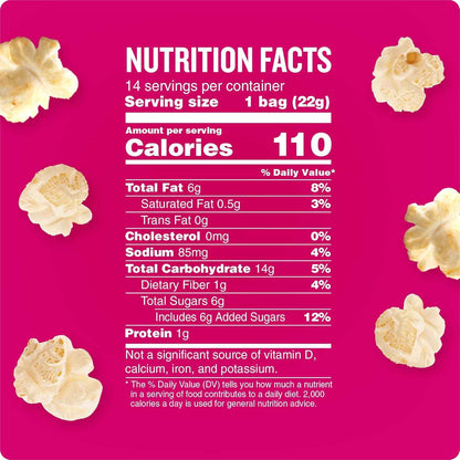 Angie's BOOMCHICKAPOP Sweet & Salty Kettle Corn Popcorn – Gluten-Free Mindful Snacking Packs for Portion-Controlled Halloween Treats