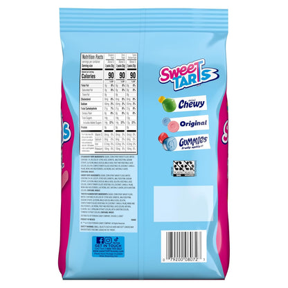 SweeTARTS Ropes 15 oz Individually Wrapped Candy – Travel Snack for Road Trips, Camping, and Park Outings