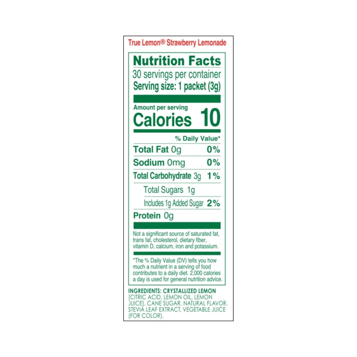 sweetened with natural non-gmo stevia leaf extract