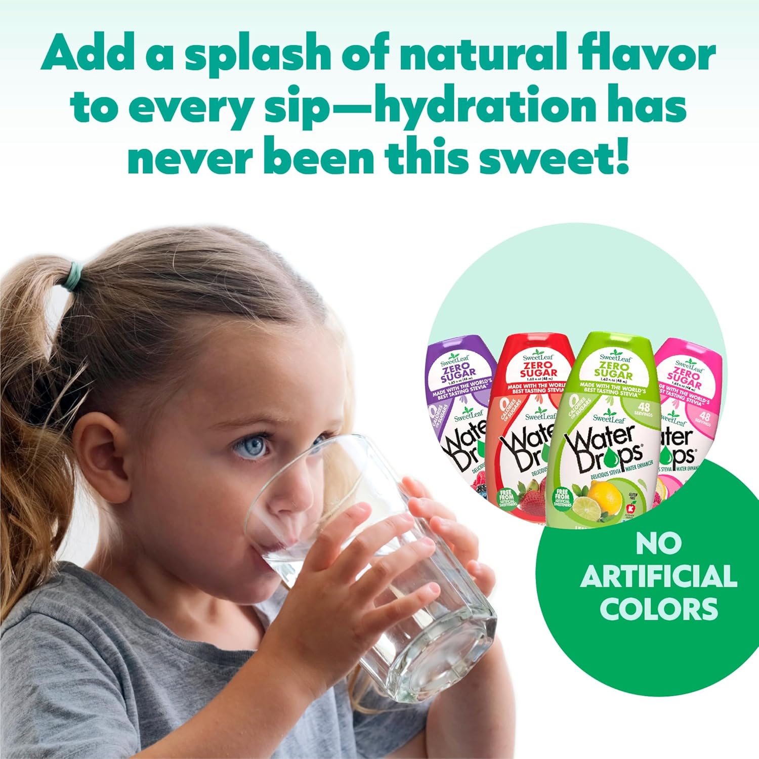 SweetLeaf Stevia Water Drops – Pocket-Sized Hydration Flavor for Trail, Gym, and Patio Refreshment, Zero Calorie, 1.62 Oz