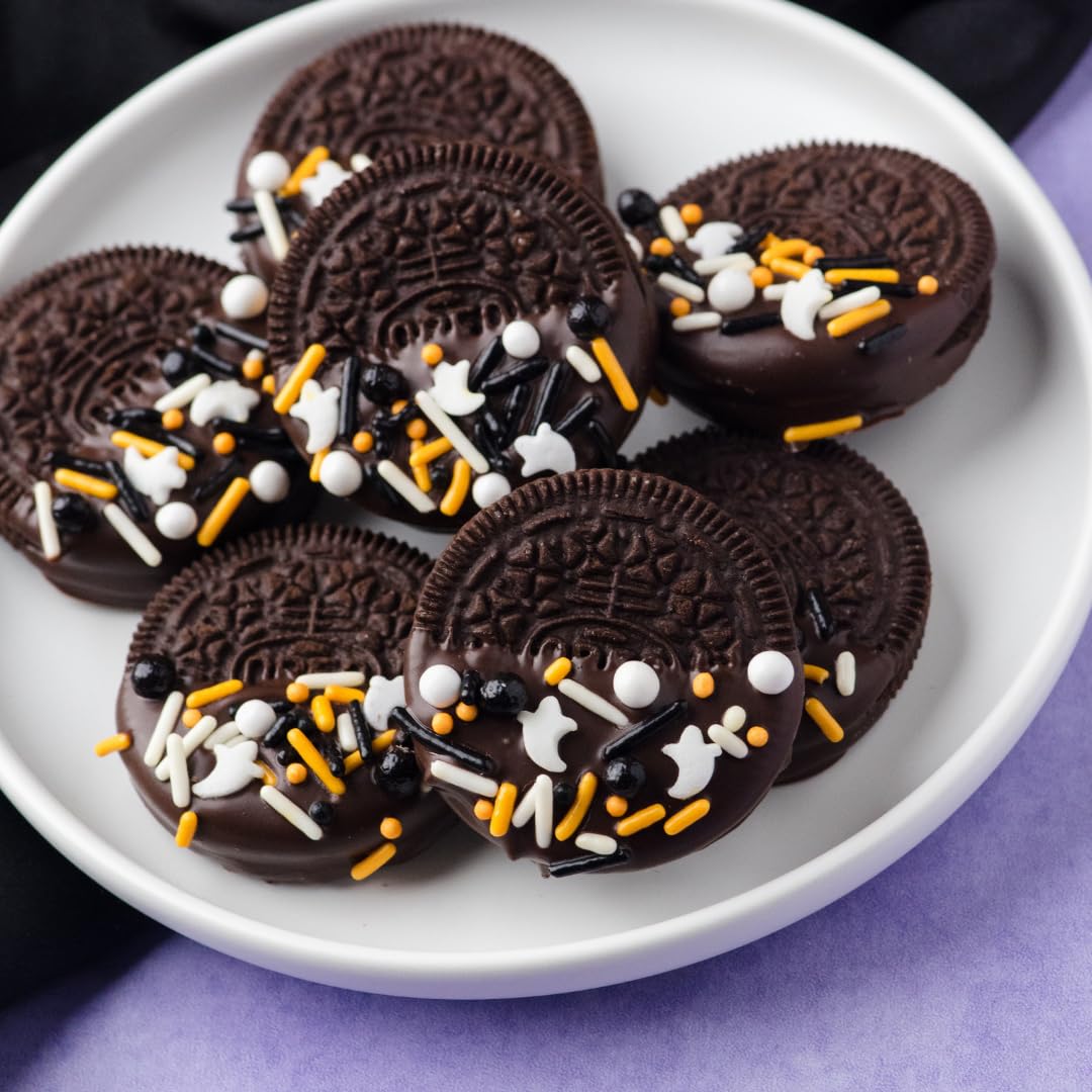 Sweets Indeed Natural Dye Free Halloween Sprinkles – Clean Ingredient Edible Topping for Mindful Bakers