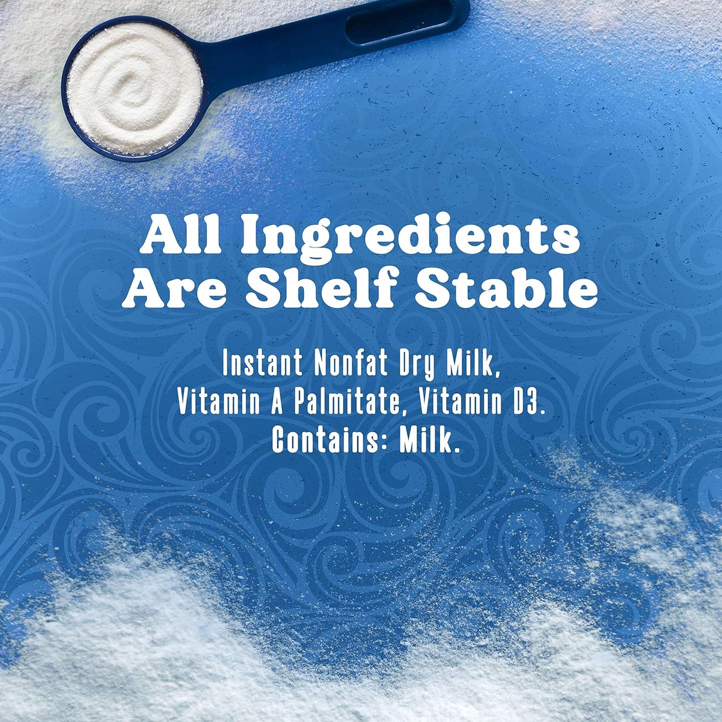 Swiss Miss Nonfat Dry Milk Powder – Long-Lasting Emergency Pantry Supply for Winter Storm and Power Outage Backup