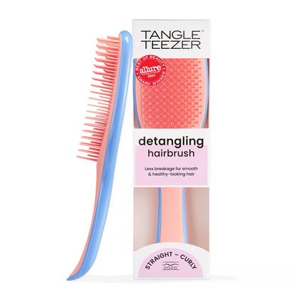 Tangle Teezer Ultimate Detangler Brush for Wet &amp;amp; Dry Hair, Eliminates Knots &amp;amp; Reduces Breakage for Straight to Wavy Hair Types, Apricot Blaze