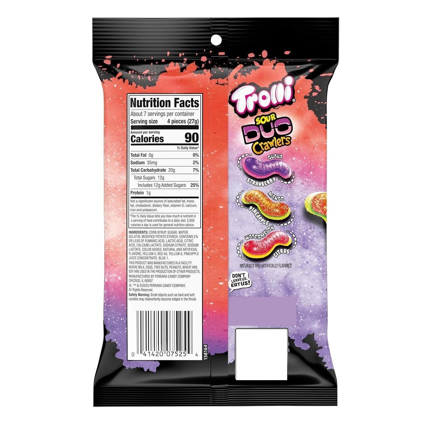 tangy sour sugar coating with a unique sour twist on every piece