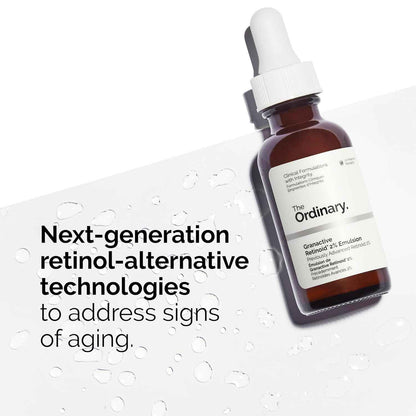 The Ordinary Granactive Retinoid 2% Emulsion – Nightly Anti-Aging Serum for a Mindful Evening Skincare Ritual, 1 Fl Oz