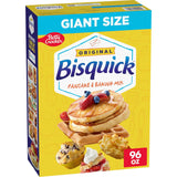 Betty Crocker Bisquick Original Baking Mix – Portable Pancake Batter for Camping and Outdoor Cooking, 96 oz