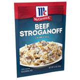 McCormick Beef Stroganoff Seasoning Mix – Quick Weeknight Dinner Helper for Busy Home Cooks, 20-Minute Recipe