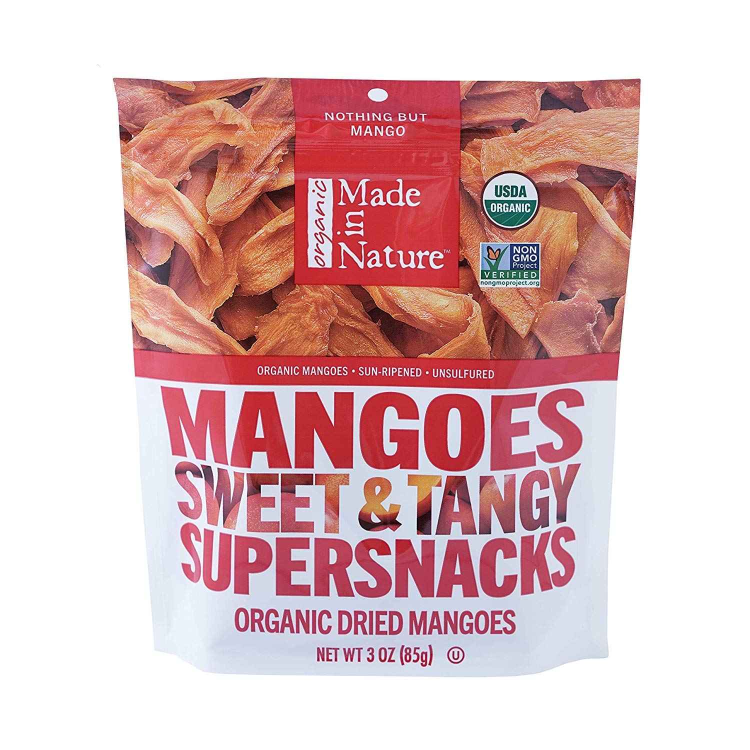 Made in Nature Organic Dried Mangoes – Clean-Label Desk Snack for Mindful Afternoon Breaks