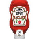 Heinz Simply Ketchup, 31 oz – Cleaner Label Ketchup for Kids Family Dinner Table