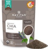 Navitas Organics Chia Seeds – Quick Vegan Protein Boost for Busy Workdays and Pre Meeting Energy