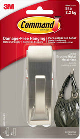 Command Modern Reflections Hook for Intentional Living and Clean-Lined Spaces, Damage-Free