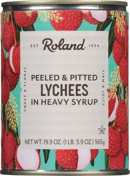 Roland Lychees in Heavy Syrup 20 oz – Premium Pantry Staple for the Modern Cocktail Bar