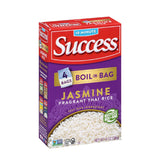 Success Boil-in-Bag Rice, Clean Pre-Portioned White Rice for Clutter-Free Kitchens, No Rice Cooker Required