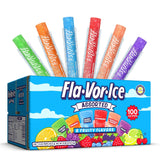 Fla-Vor-Ice Bulk Popsicle Pack – Backyard BBQ and Patio Party Crowd-Pleaser, 6 Assorted Flavors for Summer Hosting, 100 Count