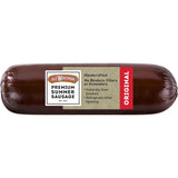 Old Wisconsin Summer Sausage – Shelf-Stable Hiking Food, Keto Friendly Charcuterie for Backcountry Lunches