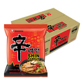 Nongshim Shin Ramyun Spicy Korean Ramen – Portable Pantry Meal for Camping Trips