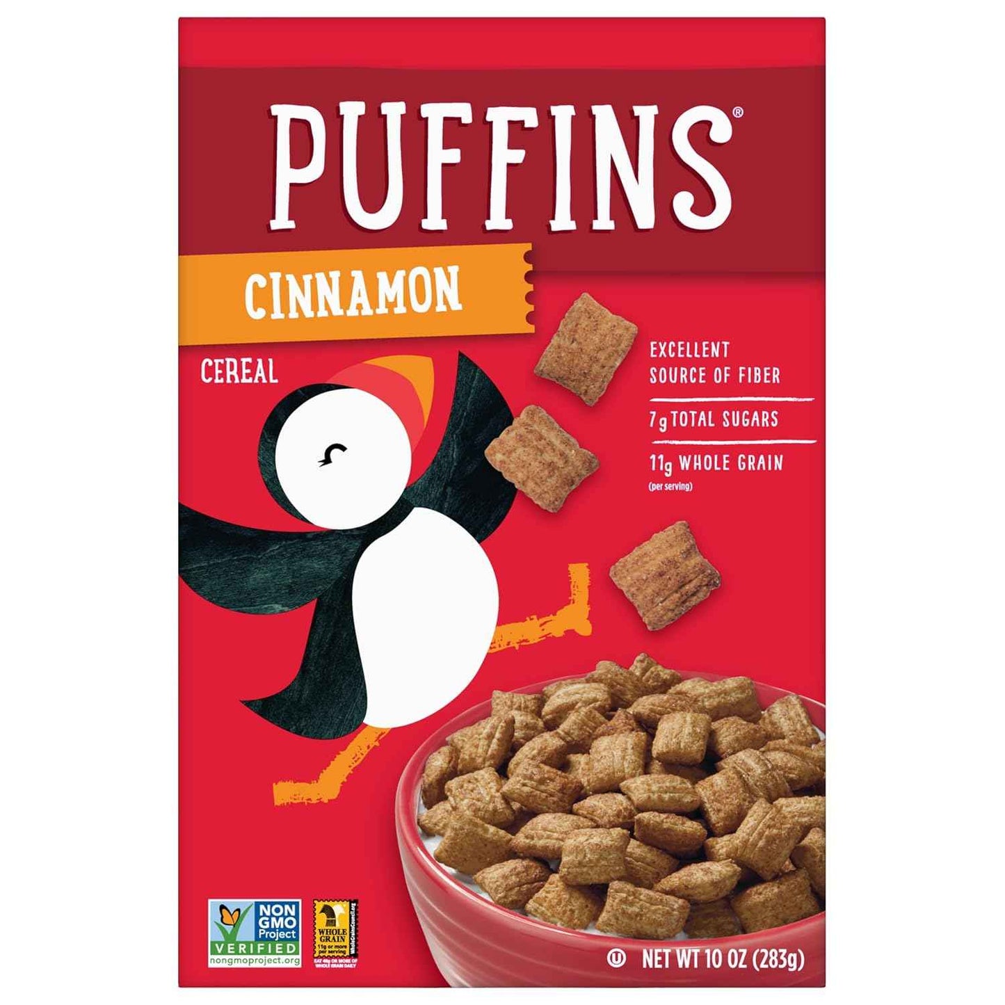 Barbara's Bakery Puffins Cinnamon Cereal – One-Box Pantry Essential for Clutter-Free Kitchens