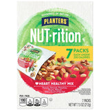 PLANTERS NUT-rition Heart Healthy Walnut Mix – Lightweight Trail and Hiking Snack Pouches, 7 Resealable Single-Serve Packs for Active Lifestyles