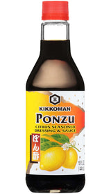 Kikkoman Ponzu Citrus Seasoned Dressing and Sauce, 15 Ounce – Light Citrus Dipping Sauce for Mindful Home Cooking