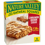 Nature Valley Soft Baked Oatmeal Squares – Travel-Friendly Snack for Flights and Road Trips, 12 ct