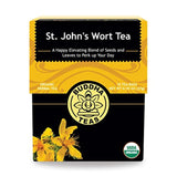 Buddha Teas Mushroom Wellness Herbal Tea – Spearmint and Lemongrass Aroma Brew for Yoga Studio and Meditation Space, 18 Bags