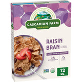 Cascadian Farm Raisin Bran Cereal – USDA Organic Whole Grain for a Heart-Healthy Daily Ritual