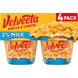 Velveeta Shells & Cheese Microwaveable Cups – Road Trip Pantry Meal with Only Water and a Microwave, 2.19 oz 4-Pack