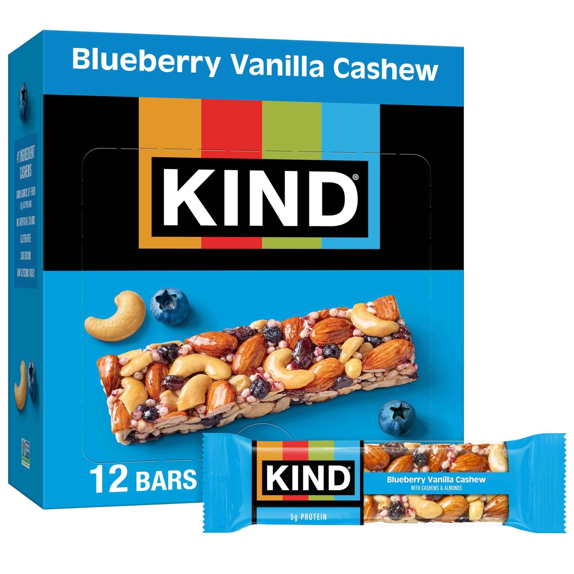 KIND Healthy Snacks Almond & Coconut Bar – Clean-Label Pantry Snack for Wellness Routines, 4g Plant Protein