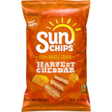 SunChips Harvest Cheddar Multigrain Snacks, 7 oz Whole Grain Mindful Snacking Option for Home Pantry and Office Drawer