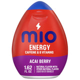 mio Energy Acai Berry Liquid Water Enhancer – Desk-Drawer Caffeine Boost for Office Professionals and Remote Workers