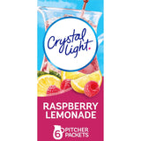 Crystal Light Raspberry Lemonade Powder Packets – No Sugar Soda Substitute for Kids' Family Meals
