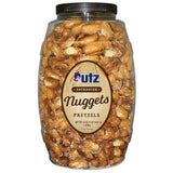 Utz Sourdough Pretzel Nuggets 52 oz Barrel – Break Room and Office Desk Drawer Snack to Power Through Workdays