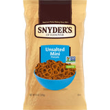 Snyder's of Hanover Unsalted Mini Pretzels – Low-Sodium Crunch for Sodium-Conscious Adults