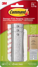 Command 5 lb Frame Hanger for Intentional Small Spaces, Residue-Free Adhesive Hanging