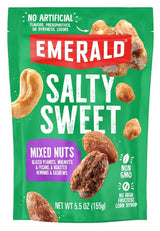 Emerald Nuts Salty Sweet Mixed Nuts – Family Snack Pack for Car Rides and Playdates