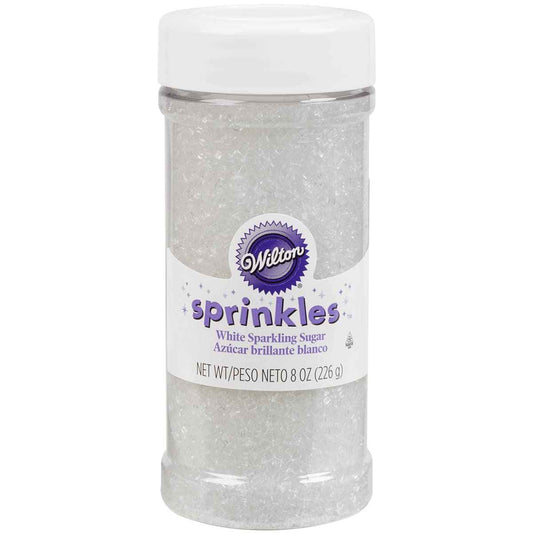 Wilton Sugar Sprinkles 8oz White Sparkle – Thoughtful Baking Gift for Mom and Home Baker Friends