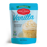 Miss Jones Baking Organic Yellow Cake Mix – Clean-Label Vegan Baking for Health-Conscious Home Bakers, Non-GMO Vanilla Cake with No Artificial Additives