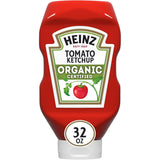 Heinz Organic Tomato Ketchup for Kosher-Certified Kitchens, 32 oz Trusted Bottle for Shabbat and Holiday Tables