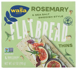Wasa Flatbread Thins Sesame and Sea Salt – Quick Office Desk Drawer Snack for Busy Professionals During Back-to-Back Meetings