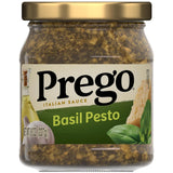 Prego Creamy Roasted Garlic Pesto – Nut-Free Family Pasta Sauce for Kid-Friendly Dinners, 14.5 oz Jar