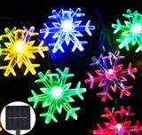 Brightever Solar Snowflake Fairy Lights 20 Ft 30 LED – Cozy Bedroom and Living Room Accent with 8 Ambient Modes