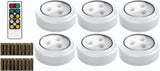 Brilliant Evolution Wireless LED Puck Light 3 Pack – Home Office Desk Task Light with Dimmable Remote Focus