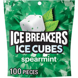 ICE BREAKERS Ice Cubes Spearmint Sugar Free Chewing Gum – Guilt-Free Breath Freshener for Low-Sugar and Diabetic Lifestyles